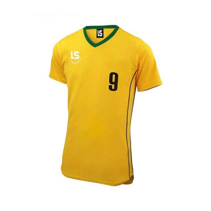 SOCCER JERSEY YELLOWGRN